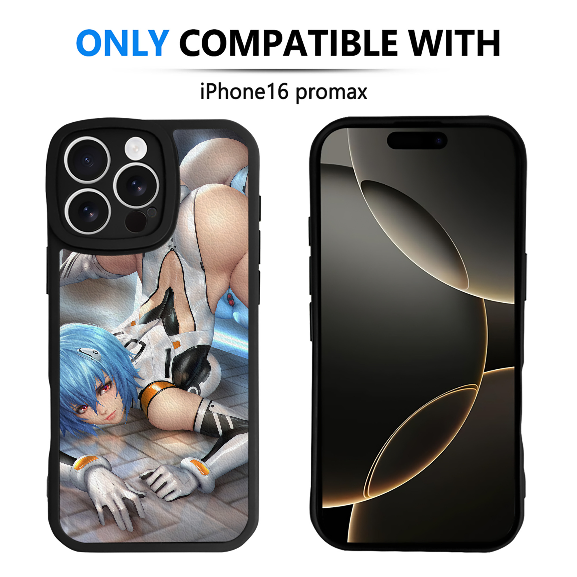 （画像用） EVA 新世紀エヴァンゲリオン 【iPhone 16シリーズ対応】シリコンスマホケース（レザー調） 材質：シリコン